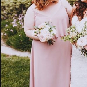 PLUS SIZE bridesmaid dress dusty rose